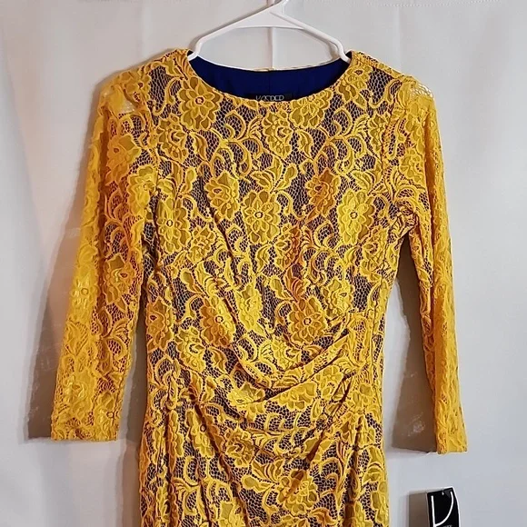Kasper lace Overlay dress - Picture 4 of 10